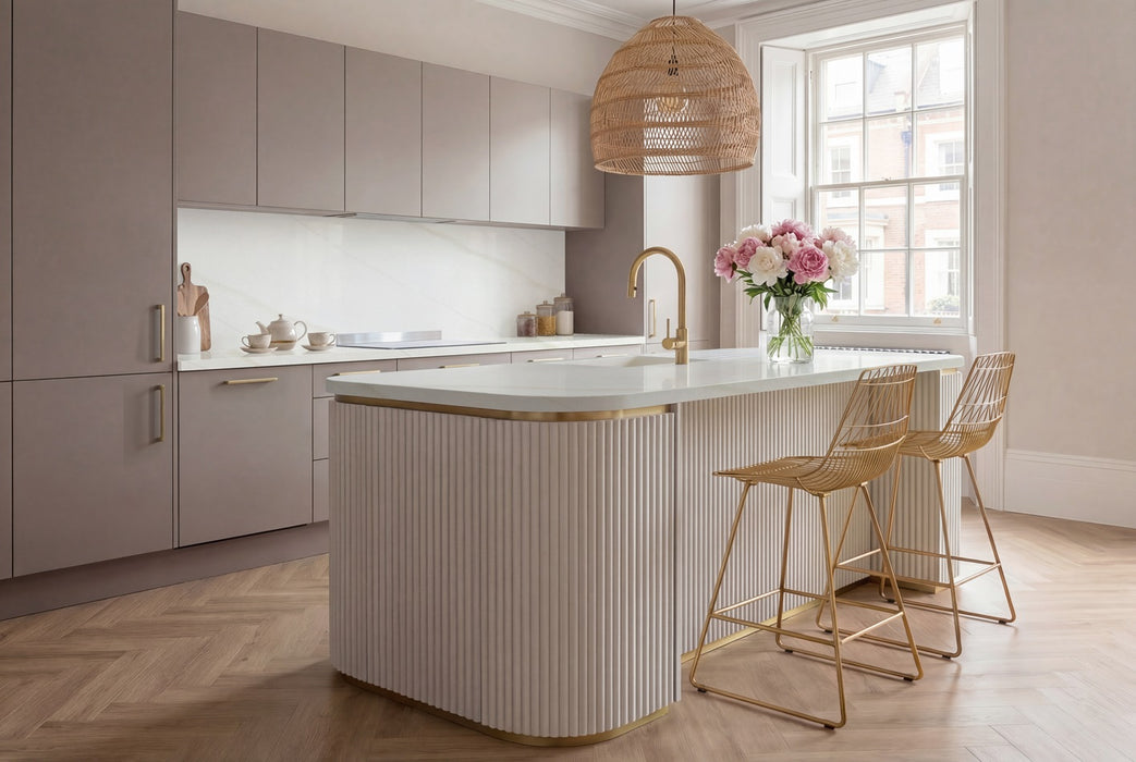 HIMACS M813 Calacatta Snow Moon kitchen application 2