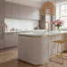 HIMACS M813 Calacatta Snow Moon kitchen application