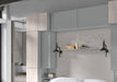 EGGER U732 ST9 Dust Grey application render in a finished interior