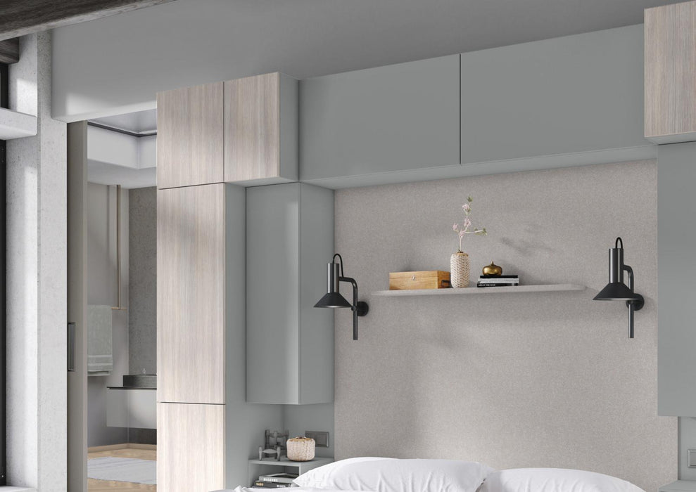 EGGER U732 ST9 Dust Grey application render in a finished interior