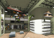 EGGER W1100 ST9 Alpine White application render in a finished interior