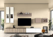 EGGER U775 ST9 White Grey application render in a finished interior