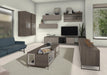 EGGER H3198 ST19 Dark Grey Fineline application render in a finished interior