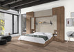 EGGER F417 ST10 Grey Textile application render in a finished interior