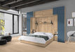 EGGER U502 ST9 Misty Blue application render in a finished interior