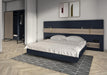 EGGER U599 ST9 Indigo Blue application render in a finished interior